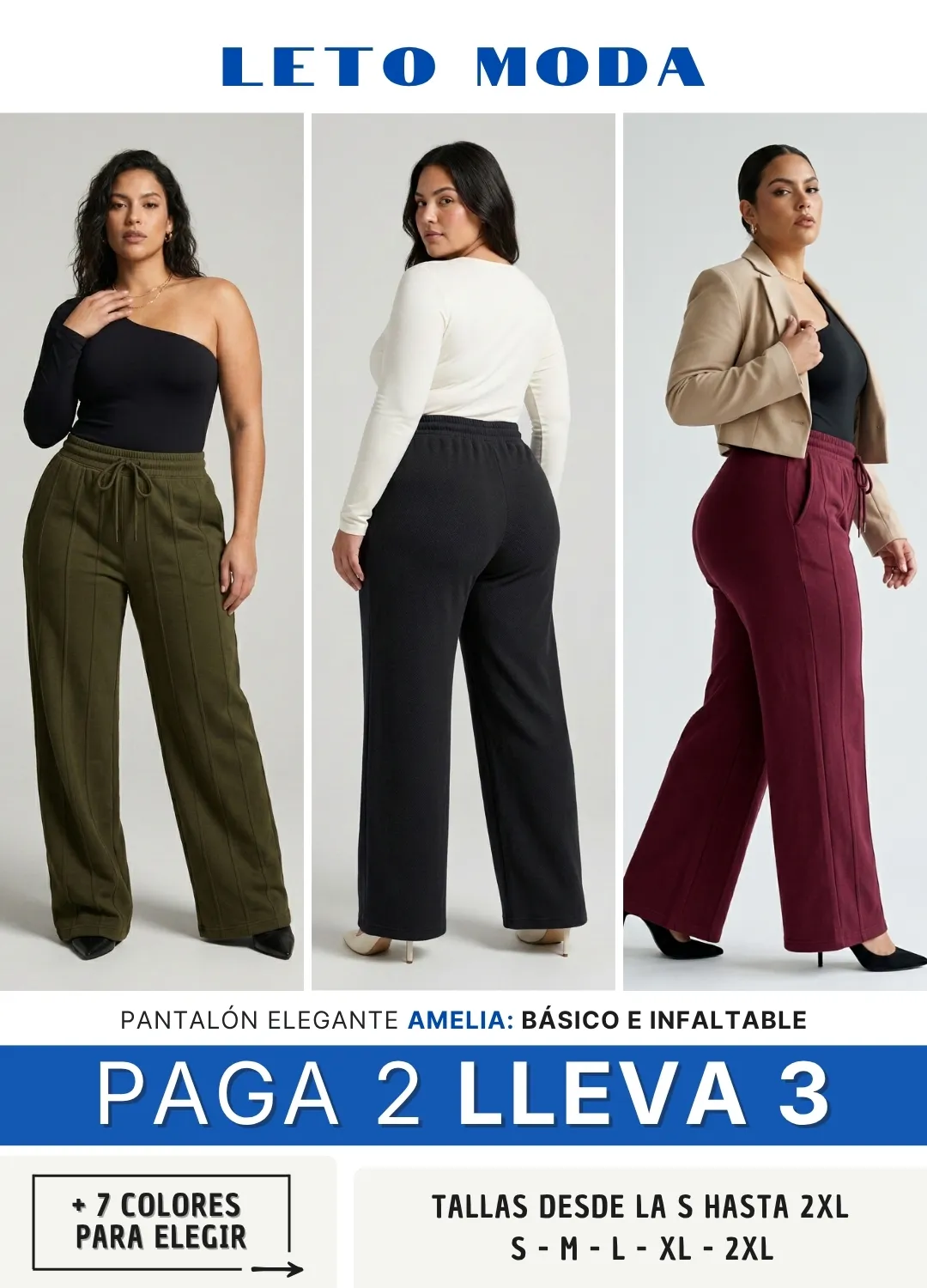 Pantalón Elegante Amelia — Básico e infaltable