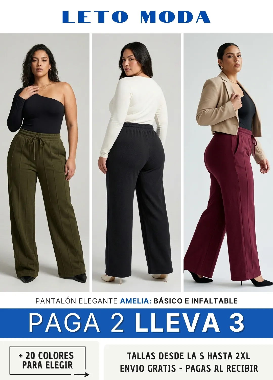 Pantalón Elegante Amelia — Básico e infaltable