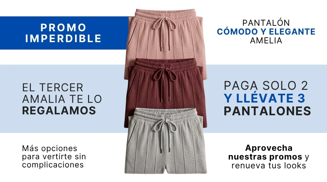 Paga 2 y llévate 3 pantalones