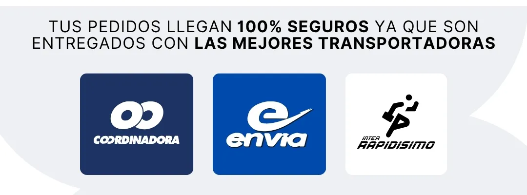 Enviamos con Coordinadora, Envía e Interrápidísimo